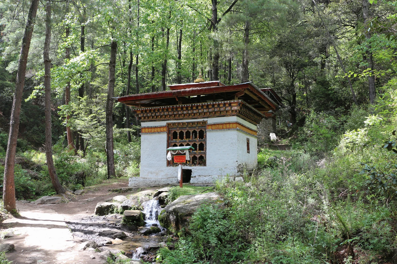 Paro Taktsang trail in Bhutan