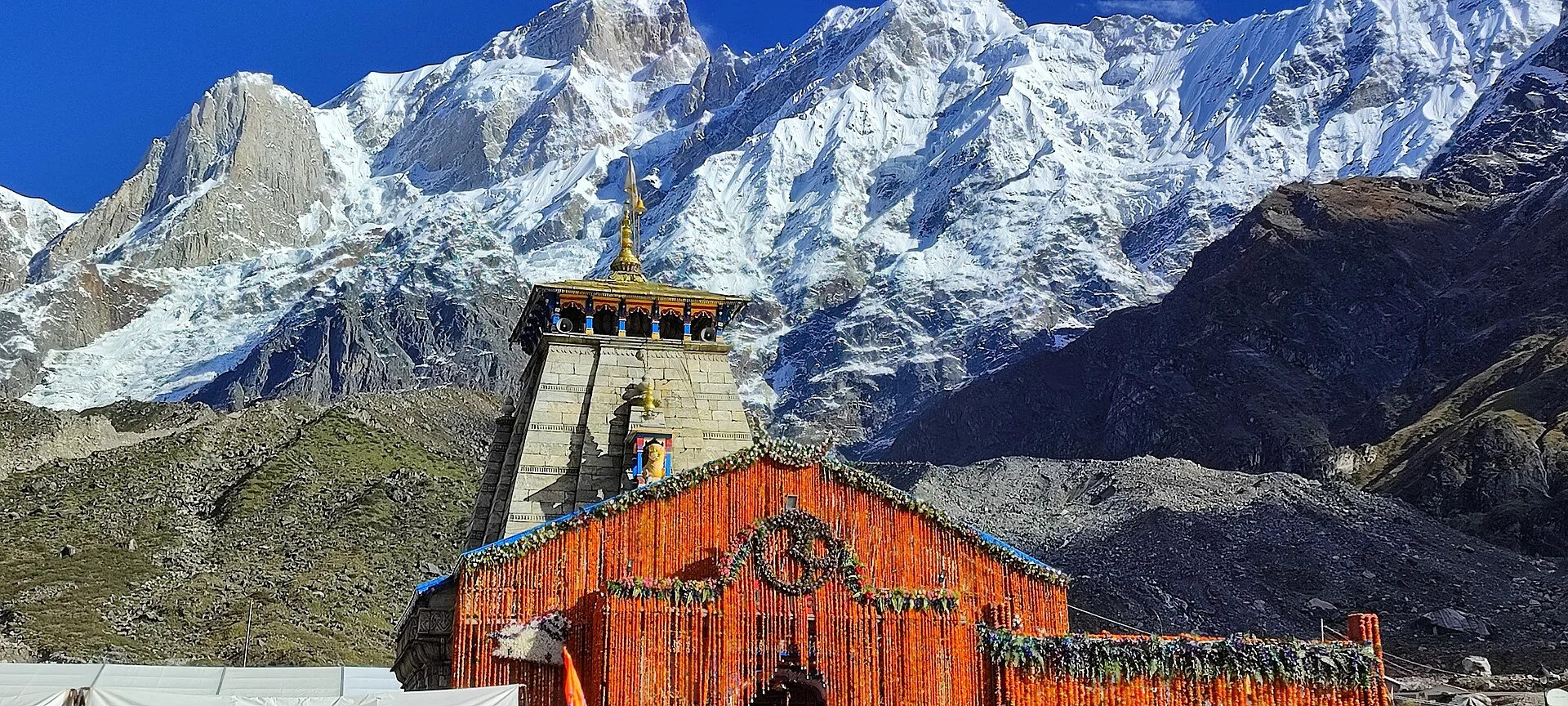 Kedarnath Temple in the Himalayas