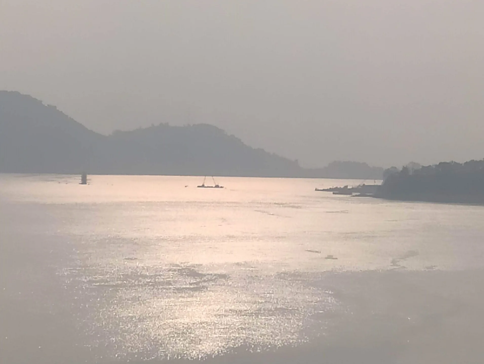 Brahmaputra River at Guwahati, Assam