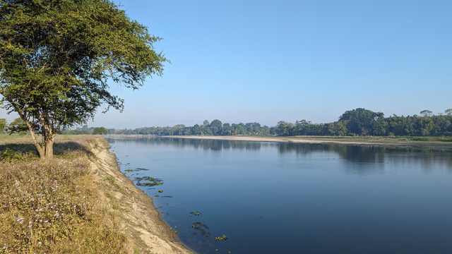Luhit river in Majuli, Assam