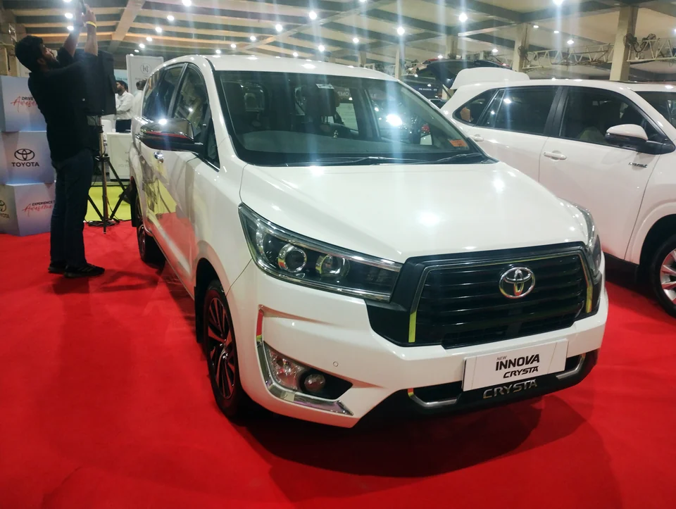 Toyota Innova Crysta — illustrative photograph